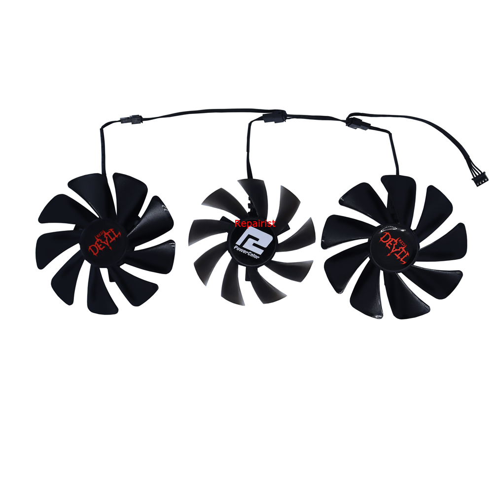 Rx 6800 Xt 16Gb Video Card - 3Pcs/Set DIY GA91S2H GAA8S2U,Video Fan,95MM CF1010U12S,untuk