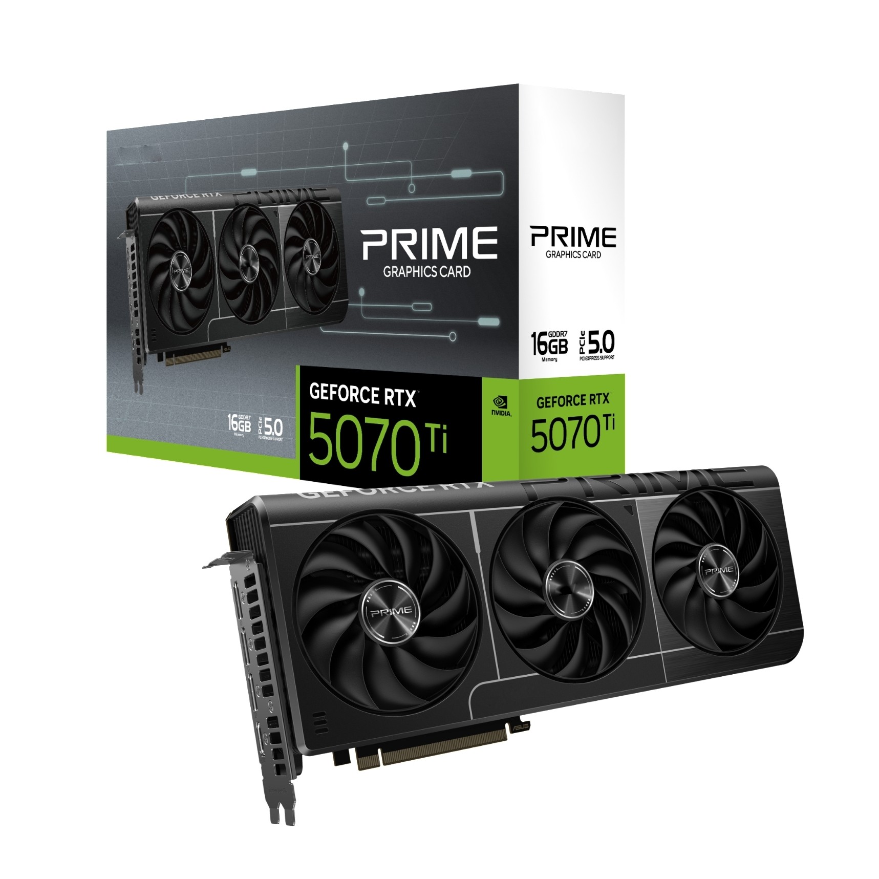 2025 Kartu Grafis PRIME GeForc - Triple Fan Gaming Graphics Card 16Gb ulasan dan harga