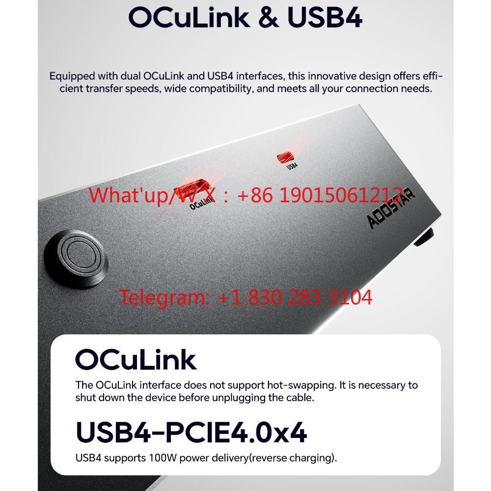 AOOSTAR AG02 Dock Kartu Grafis - Oculink Egpu Dock Graphics Card ulasan dan harga