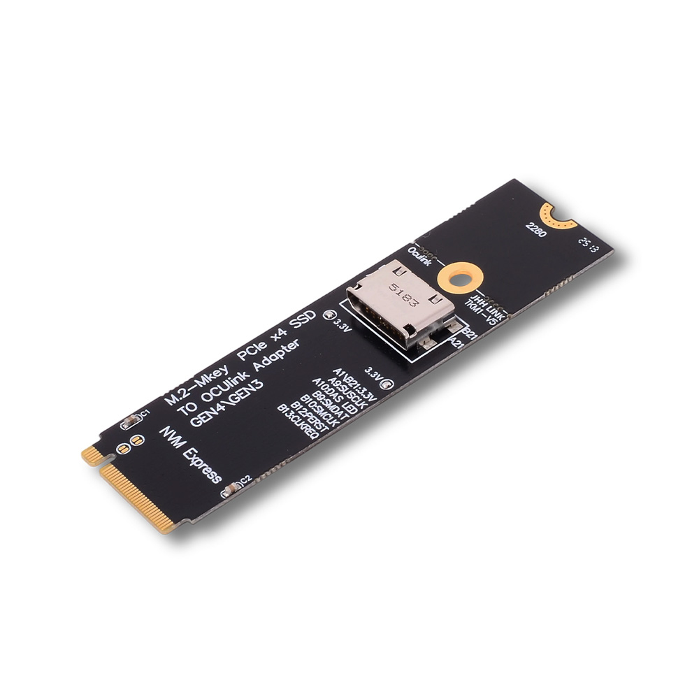 Kartu Ekspansi ADT-Link PCIe 5 - Oculink Egpu Dock Graphics Card ulasan dan harga