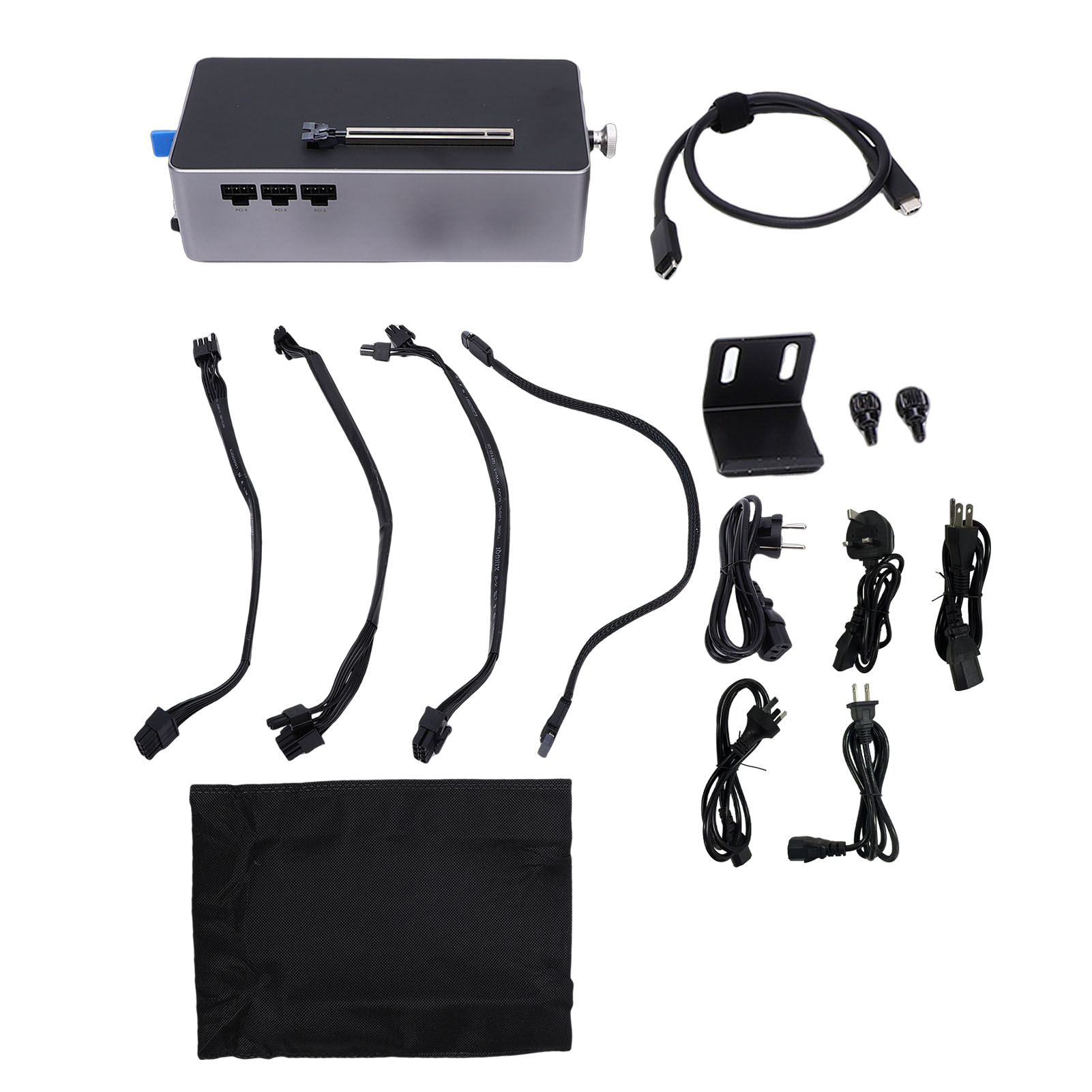 Dock GPU Eksternal 800W PSU PC - Oculink Egpu Dock Graphics Card ulasan dan harga
