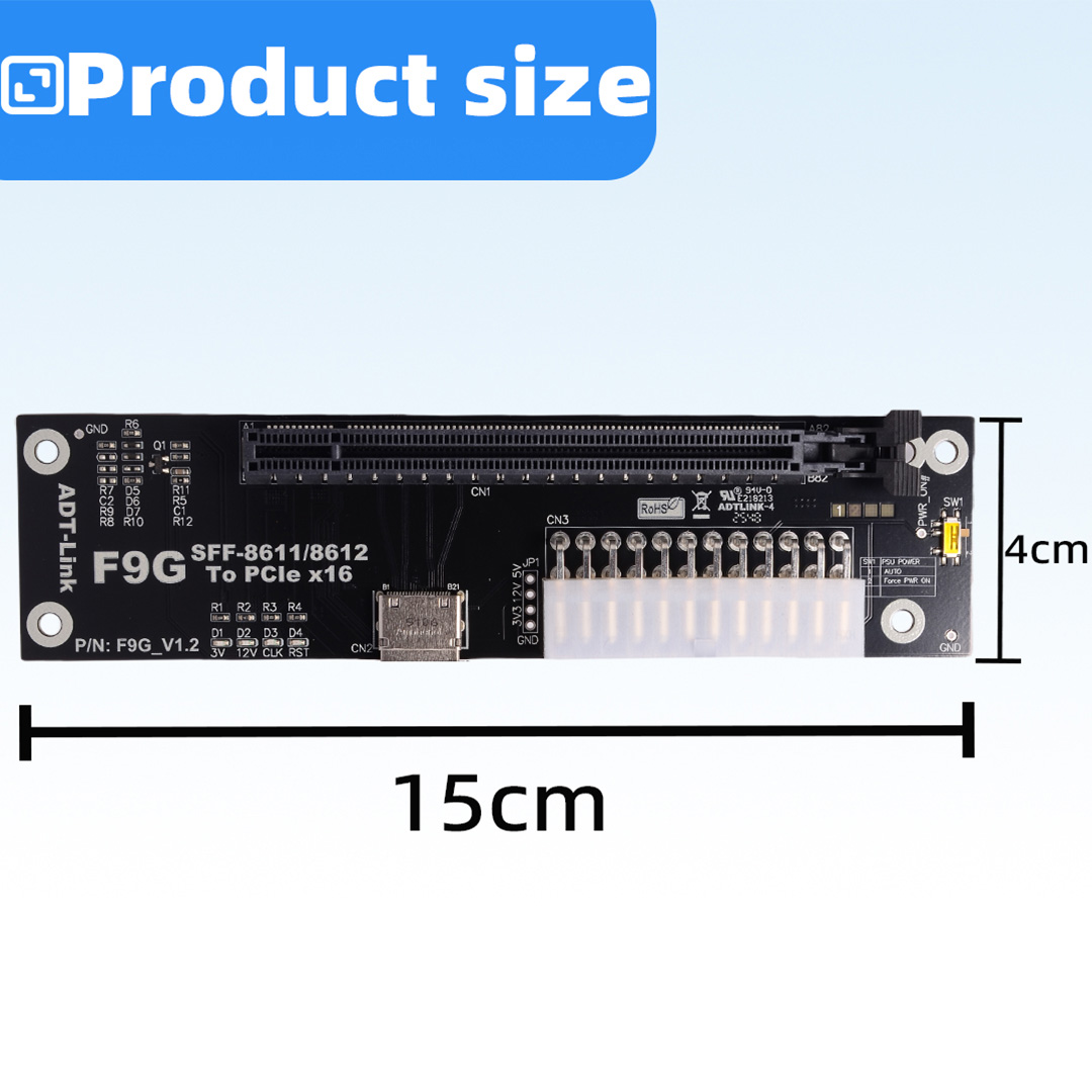 Dock eGPU PCIe 5.0 x4 128Gbps  - Oculink Egpu Dock Graphics Card ulasan dan harga